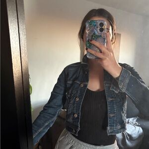 Women's Cropped Denim Jacket